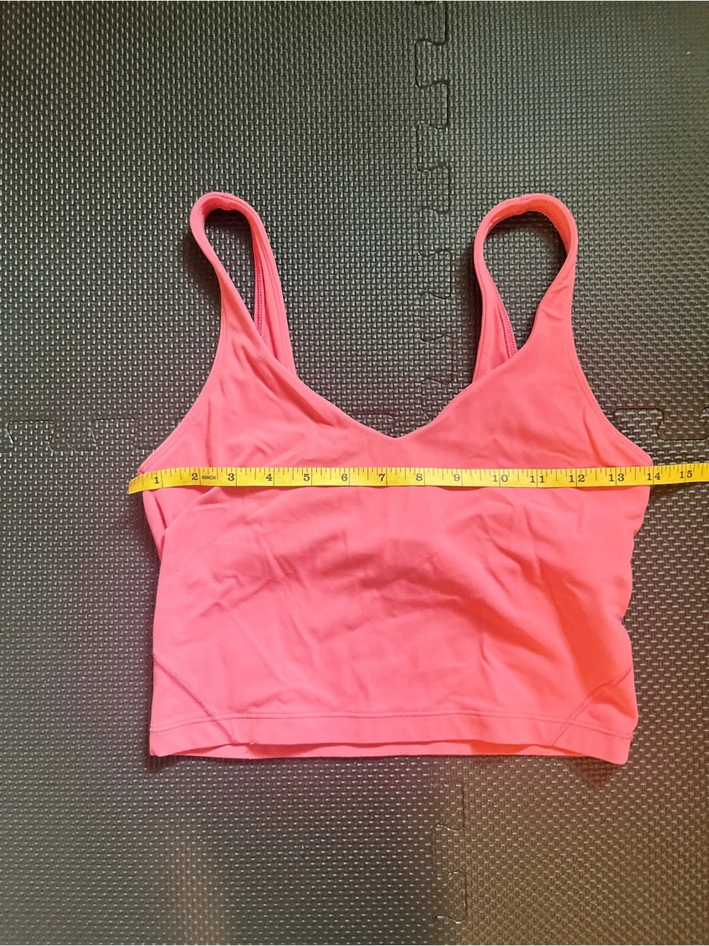 Lululemon EUC Align Cropped Tank Pink Size 6